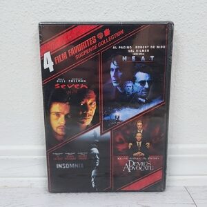 Suspense Collection DVD 4 Film Favorites NEW SEALED